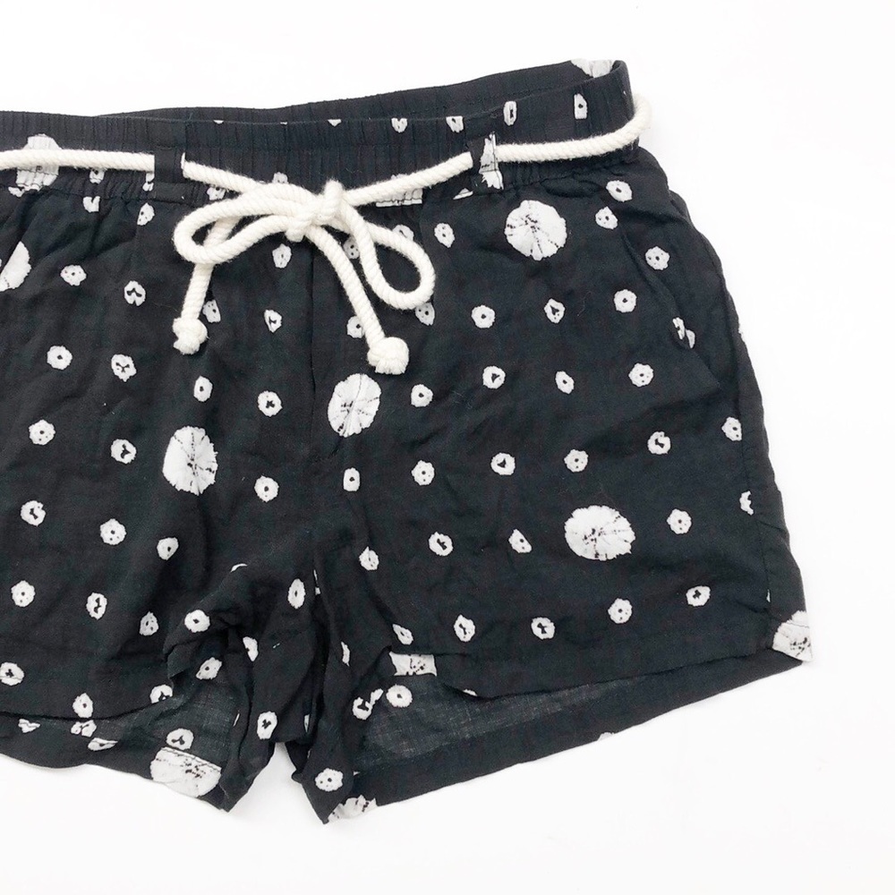 Splendid black & white printed rope lounge shorts - Picture 2 of 8